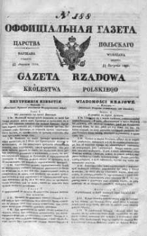 Gazeta Rządowa Królestwa Polskiego 1839 III, No 188