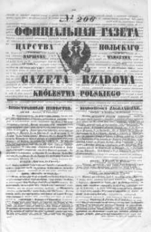 Gazeta Rządowa Królestwa Polskiego 1846 III, No 206