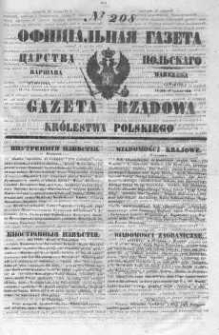 Gazeta Rządowa Królestwa Polskiego 1846 III, No 208