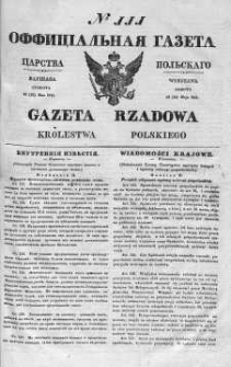 Gazeta Rządowa Królestwa Polskiego 1841 II, No 111