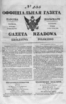 Gazeta Rządowa Królestwa Polskiego 1841 II, No 135