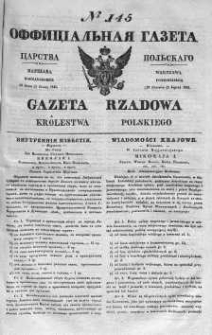 Gazeta Rządowa Królestwa Polskiego 1841 III, No 145