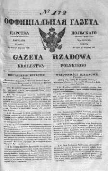 Gazeta Rządowa Królestwa Polskiego 1841 III, No 172