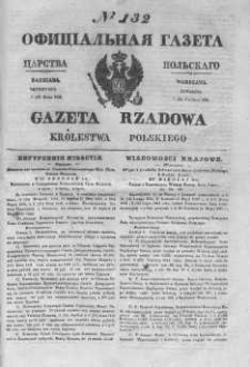 Gazeta Rządowa Królestwa Polskiego 1845 II, No 132