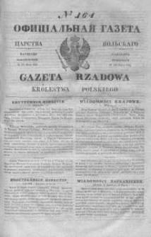 Gazeta Rządowa Królestwa Polskiego 1845 III, No 164