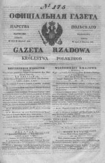 Gazeta Rządowa Królestwa Polskiego 1845 III, No 175