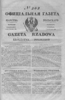 Gazeta Rządowa Królestwa Polskiego 1845 III, No 202