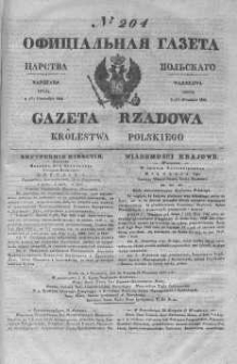Gazeta Rządowa Królestwa Polskiego 1845 III, No 204
