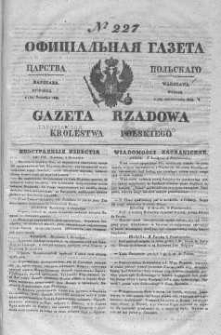 Gazeta Rządowa Królestwa Polskiego 1845 IV, No 227