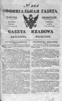 Gazeta Rządowa Królestwa Polskiego 1841 III, No 201