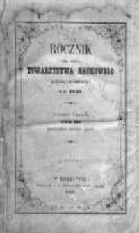 Rocznik Ces. Król. Towarzystwa Naukowego Krakowskiego 1859, T.26