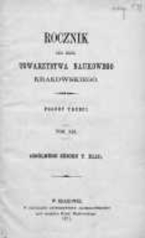 Rocznik Ces. Król. Towarzystwa Naukowego Krakowskiego 1871, T.42