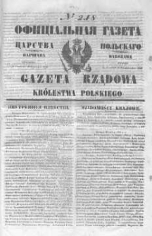 Gazeta Rządowa Królestwa Polskiego 1846 IV, No 218