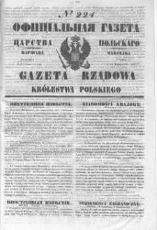 Gazeta Rządowa Królestwa Polskiego 1846 IV, No 224