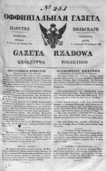 Gazeta Rządowa Królestwa Polskiego 1841 IV, No 251