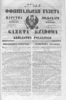 Gazeta Rządowa Królestwa Polskiego 1846 IV, No 253