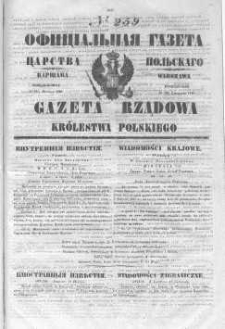 Gazeta Rządowa Królestwa Polskiego 1846 IV, No 259