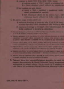 Obwieszczenie o poborze głównym w 1967 roku. Łódź-Polesie