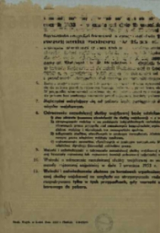 Obwieszczenie Wojskowego Komendanta Rejonowego Łódź – Miasto II o przeprowadzeniu poboru w 1953 r.
