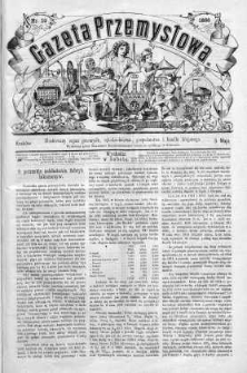Gazeta Przemysłowa. Ilustrowany organ przemysłu, rękodzielnictwa i handlu krajowego 1866 II, No 10