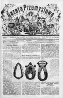 Gazeta Przemysłowa. Ilustrowany organ przemysłu, rękodzielnictwa i handlu krajowego 1866 II, No 19