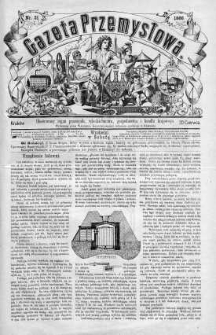 Gazeta Przemysłowa. Ilustrowany organ przemysłu, rękodzielnictwa i handlu krajowego 1866 II, No 21