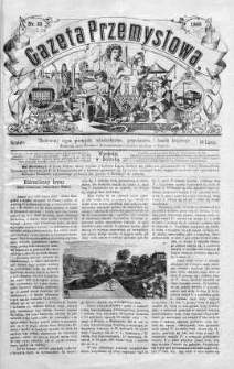 Gazeta Przemysłowa. Ilustrowany organ przemysłu, rękodzielnictwa i handlu krajowego 1866 III, No 23