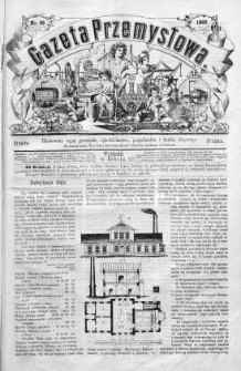 Gazeta Przemysłowa. Ilustrowany organ przemysłu, rękodzielnictwa i handlu krajowego 1866 III, No 25