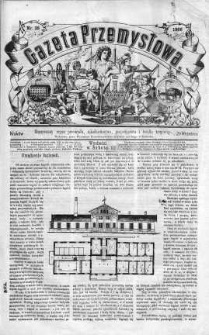Gazeta Przemysłowa. Ilustrowany organ przemysłu, rękodzielnictwa i handlu krajowego 1866 III, No 35