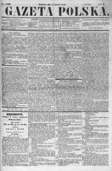Gazeta Polska 1862 II, No 142