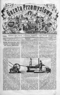 Gazeta Przemysłowa. Ilustrowany organ przemysłu, rękodzielnictwa i handlu krajowego 1866 IV, No 38