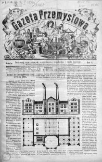Gazeta Przemysłowa. Ilustrowany organ przemysłu, rękodzielnictwa i handlu krajowego 1866, No 53