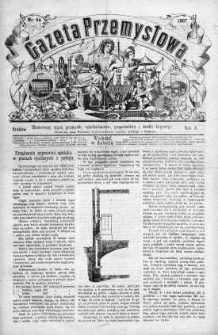 Gazeta Przemysłowa. Ilustrowany organ przemysłu, rękodzielnictwa i handlu krajowego 1866, No 54