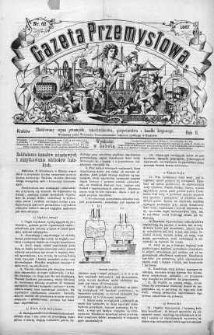 Gazeta Przemysłowa. Ilustrowany organ przemysłu, rękodzielnictwa i handlu krajowego 1866, No 62