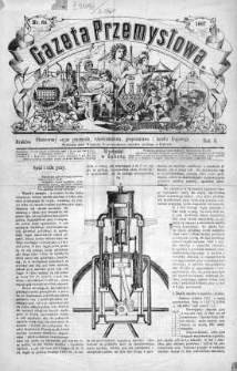 Gazeta Przemysłowa. Ilustrowany organ przemysłu, rękodzielnictwa i handlu krajowego 1866, No 64