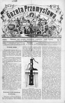 Gazeta Przemysłowa. Ilustrowany organ przemysłu, rękodzielnictwa i handlu krajowego 1866, No 67