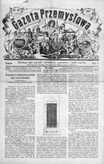 Gazeta Przemysłowa. Ilustrowany organ przemysłu, rękodzielnictwa i handlu krajowego 1866, No 68