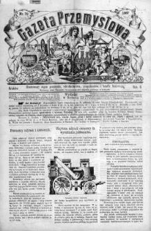 Gazeta Przemysłowa. Ilustrowany organ przemysłu, rękodzielnictwa i handlu krajowego 1866, No 70