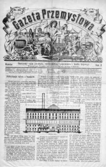 Gazeta Przemysłowa. Ilustrowany organ przemysłu, rękodzielnictwa i handlu krajowego 1867, No 101
