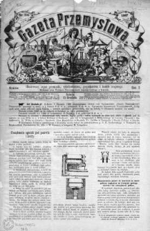 Gazeta Przemysłowa. Ilustrowany organ przemysłu, rękodzielnictwa i handlu krajowego 1867, No 103