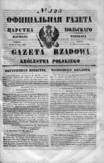 Gazeta Rządowa Królestwa Polskiego 1848 II, No 123