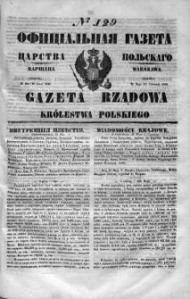 Gazeta Rządowa Królestwa Polskiego 1848 II, No 129