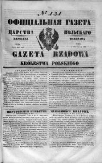 Gazeta Rządowa Królestwa Polskiego 1848 II, No 131