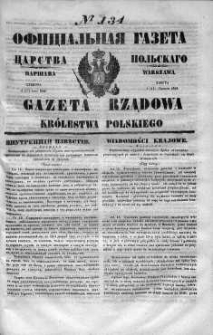 Gazeta Rządowa Królestwa Polskiego 1848 II, No 134