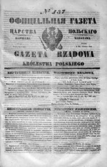 Gazeta Rządowa Królestwa Polskiego 1848 II, No 137