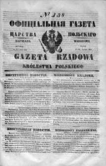 Gazeta Rządowa Królestwa Polskiego 1848 II, No 138