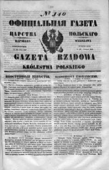 Gazeta Rządowa Królestwa Polskiego 1848 II, No 140