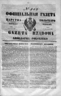 Gazeta Rządowa Królestwa Polskiego 1848 II, No 142