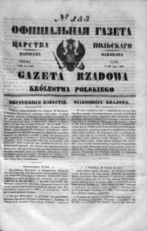 Gazeta Rządowa Królestwa Polskiego 1848 III, No 153