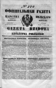 Gazeta Rządowa Królestwa Polskiego 1848 III, No 176